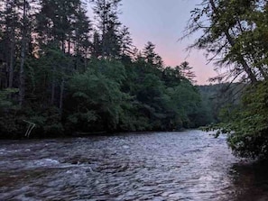 Let the gentle whispers of the peaceful river soothe your soul.