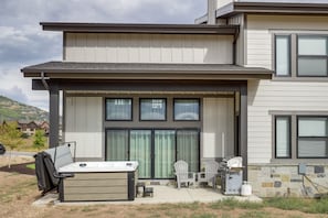 Exterior | Private Patio | Hot Tub | Gas Grill