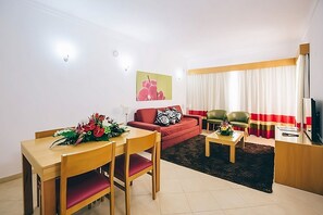 Living room and dining table