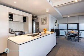 Full modern kitchen for long stays