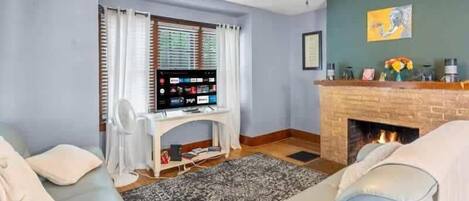 Comfortable livingroom with smart TV