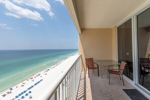 Private balcony.