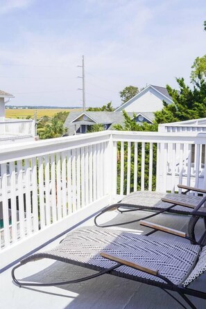Beautiful Marsh View from Queen Bedroom. 