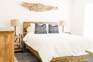 Queen Guest Room with Beautiful Views from the Private Balcony of the Marsh.