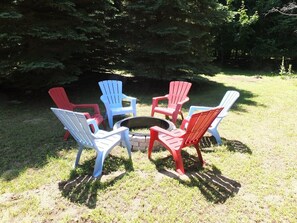 OVERVIEW:  The backyard bonfire ring