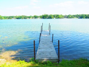 OVERVIEW:  The private dock on Turk Lake