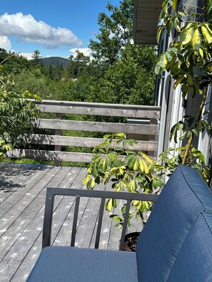View from sitting area on the deck