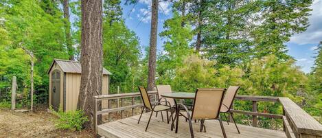 Cloudcroft Vacation Rental | 2BR | 1BA | 760 Sq Ft | Stairs Required