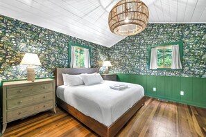 Our luxurious master bedroom.