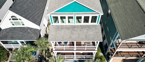 Beautiful drone footage of One Ocean Beach Home.