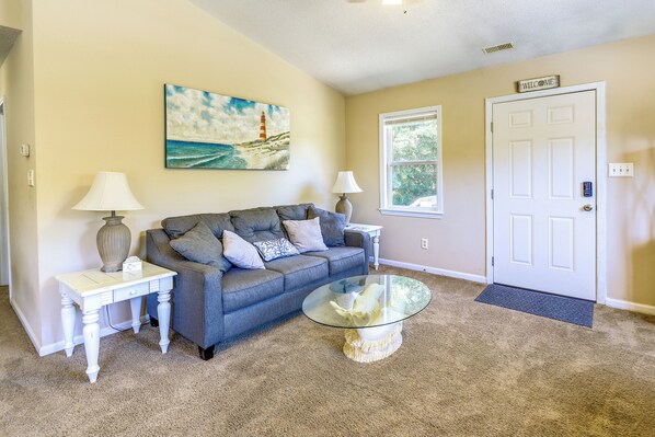 Emerald Isle Vacation Rental | 3BR | 2BA | Stairs Required to Enter
