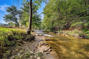 Cabin Exterior | Creek Access On-Site