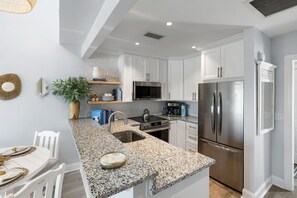 Chef's Kitchen, well stocked. 