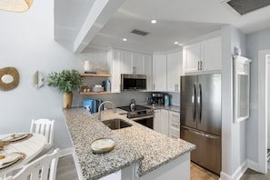 Chef's Kitchen, well stocked.