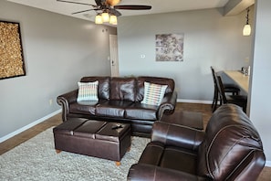 Leather Furniture. Sofa/Bed, and Recliner/Rocker.