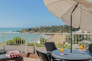 Balcony with ocean view