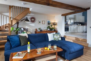 The beautiful open-plan sitting area