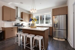 Kitchen that comes with everything needed to cook/serve meals