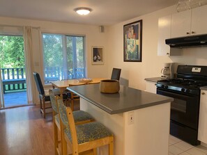 Kitchen and Deck view
