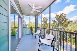Private outdoor patio