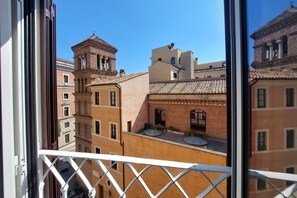 Enchanting views from the living area of the church across the street.