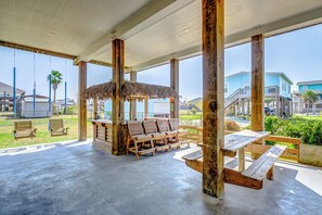 Lower Deck with Tiki Bar