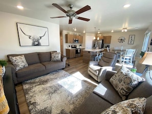Gather together in our open floor plan, featuring plenty of room to relax.