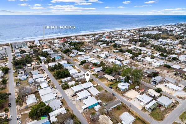 Flop 30 is just a half block to the beach!