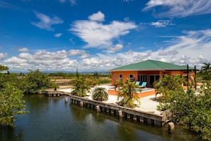 House view from Lagoon