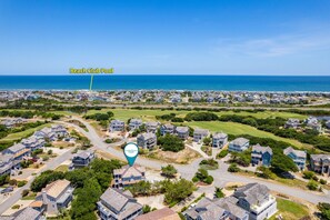 WE17: Bender's Beach Bungalow | Aerial View