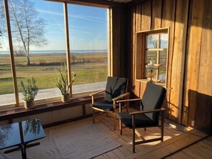 Uitzicht vanuit accommodatie