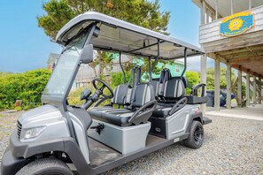Golf Cart Available for a Fee