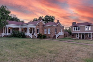 The original part of the Main House is one of the few historic properties in the Texas Hill Country to still have the original Terne-style metal roofing reminiscent of the 19th Century.