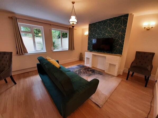 Living room with Smart TV