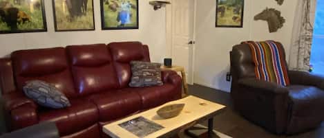 Living Room Leather Sofa