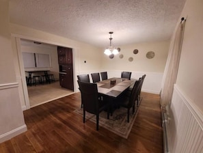 Great family gatherings, in this dinning room.