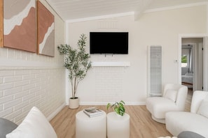 Experience the perfect blend of comfort and elegance in our spacious living room, designed for relaxation and memorable moments
