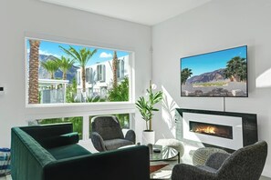 Living Room with Fireplace