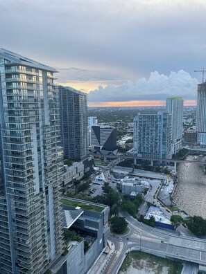 Vue depuis l’hébergement 