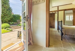 Doorway leading out to the garden area