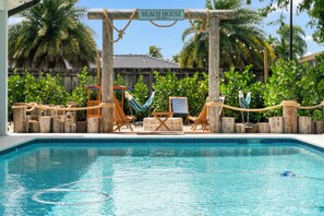 Poolside Paradise: Where the Pool Meets the Mini Beach