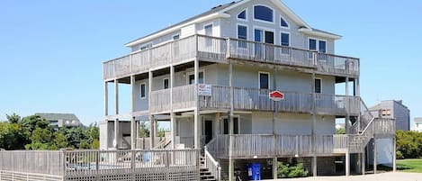 Front View of Beach House