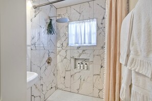 Remodeled walk-in shower in 2025