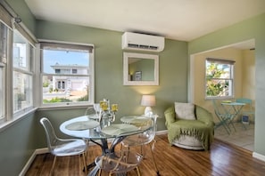 Dining area with seating for four