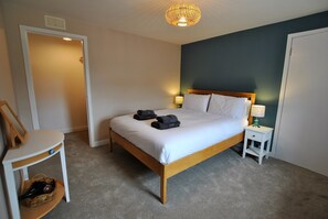 Double bedroom has plenty of storage
