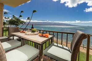 Enjoy sunrise or sunset with your direct oceanfront vantage point!