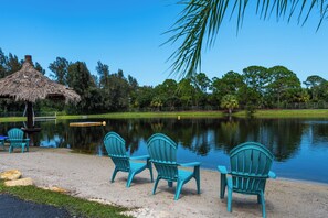 The incredible view of the lake!