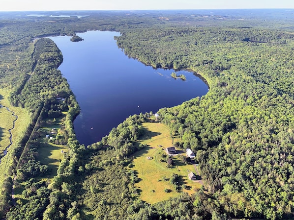 Church Lake as seen from our Ultra-Light Airplane!