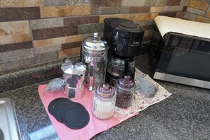 Kaffe och/eller kaffebryggare