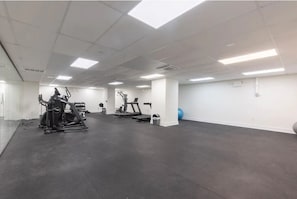 Gym located in the building
